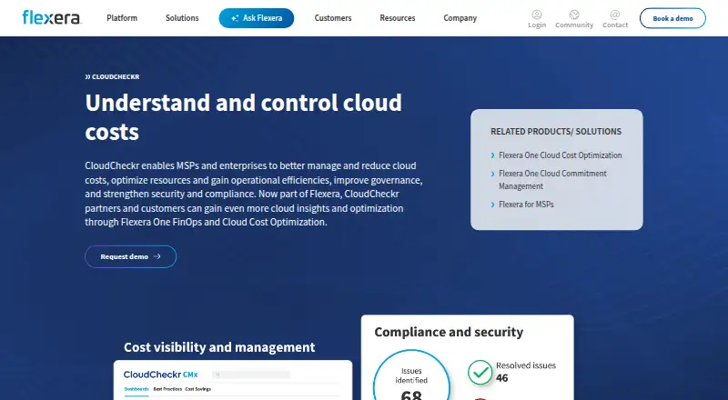 CloudCheckr's website