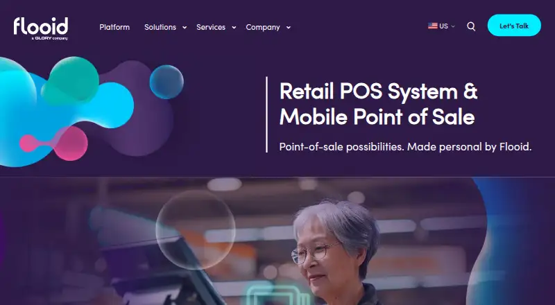 Flooid Point-of-Service's website