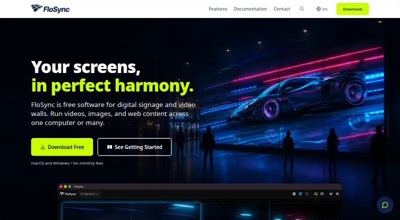 FloSync's website