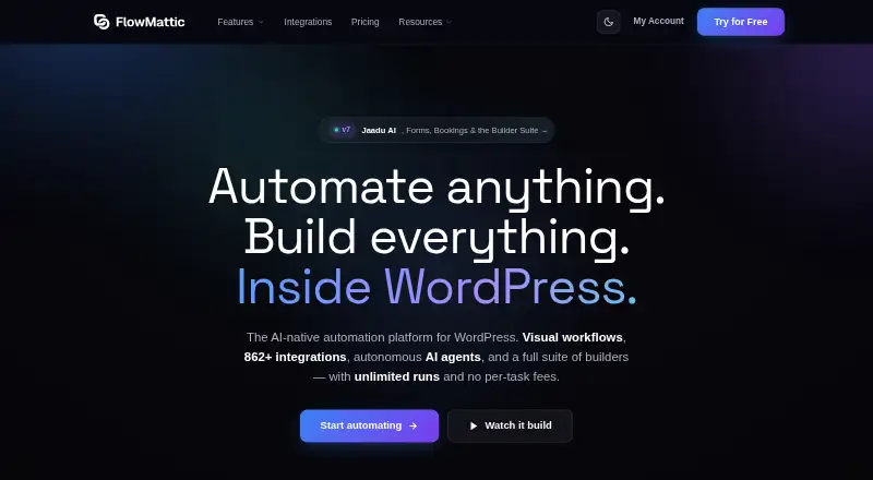 FlowMattic's website