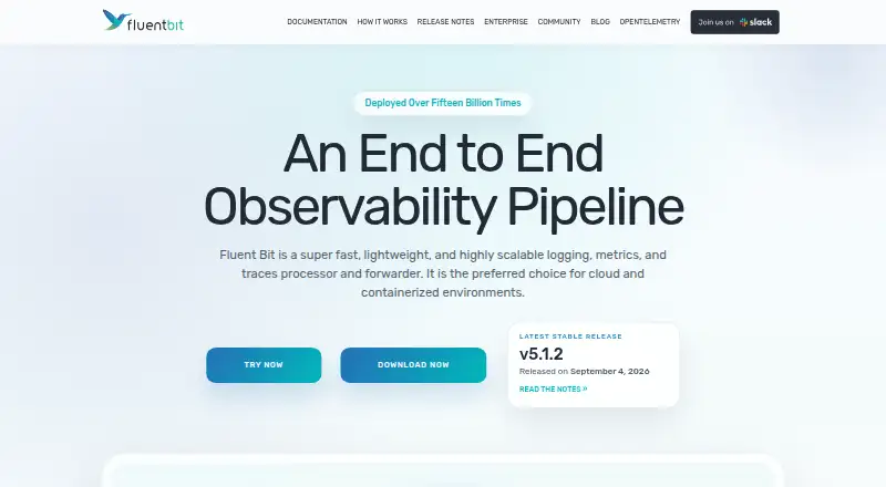 Fluent Bit's website