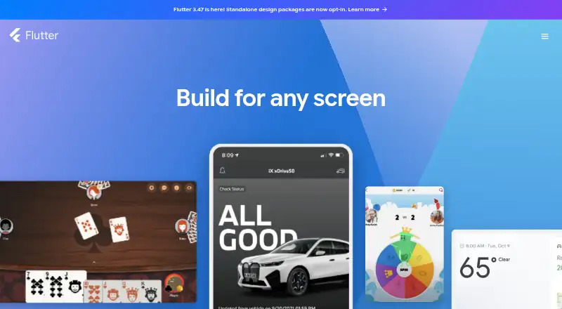 Flutter's website