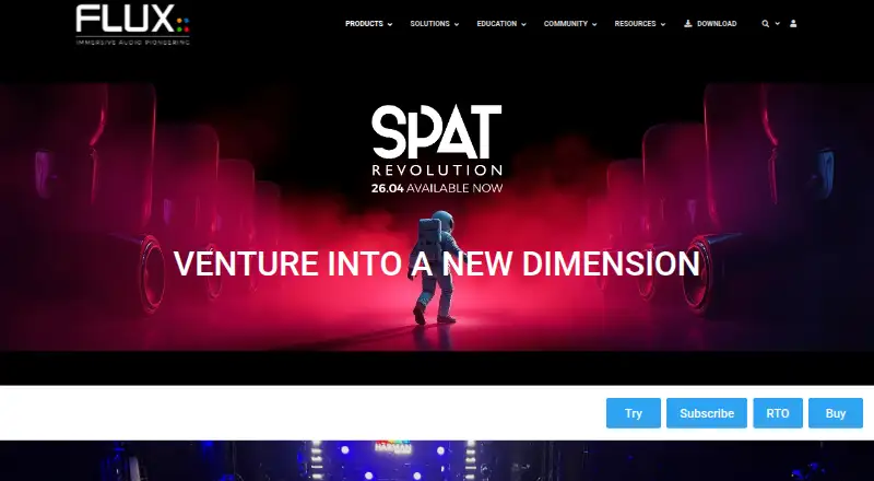 SPAT Revolution's website