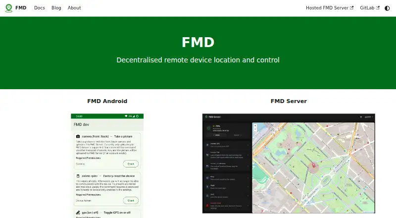 FMD's website