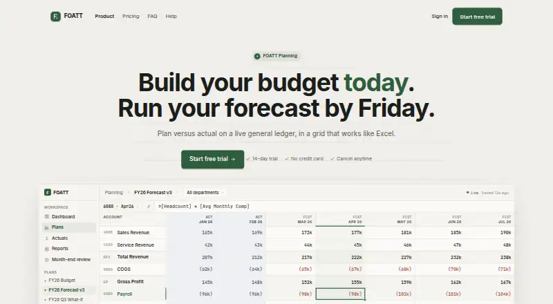 FOATT Planning's website