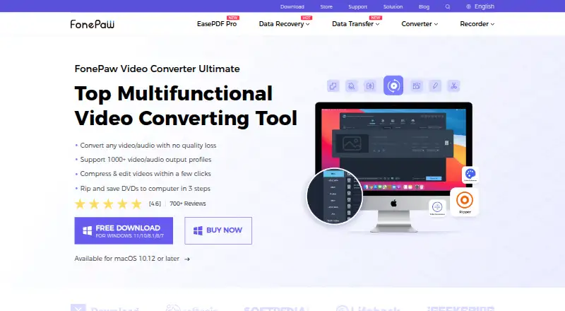 The FonePaw Video Converter Ultimate homepage