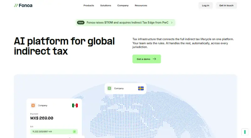 Fonoa's website