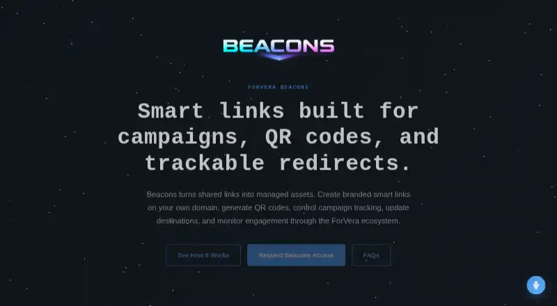 ForVera Beacons's website