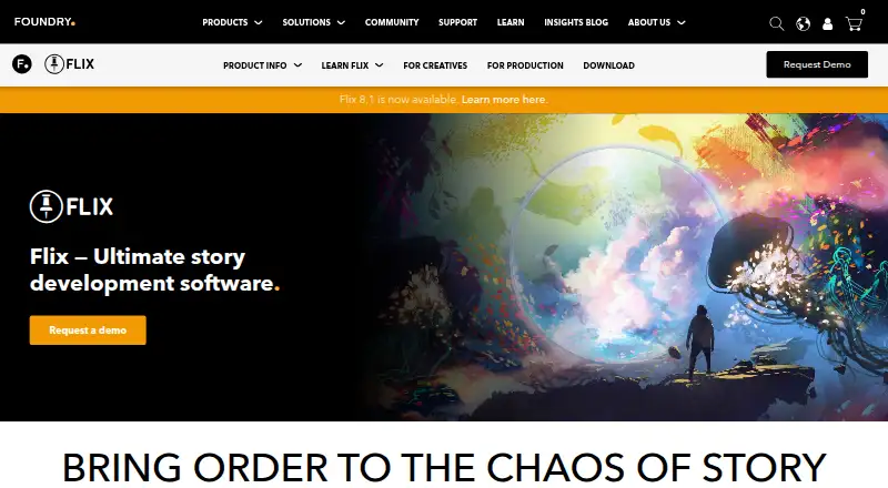Flix's website