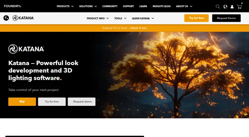 Katana's website