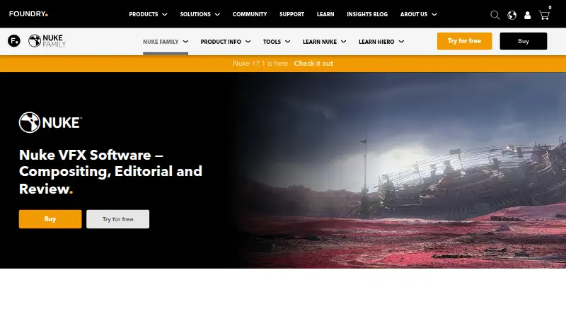 Nuke's website