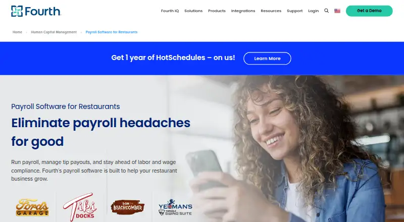 Fourth Payroll's website