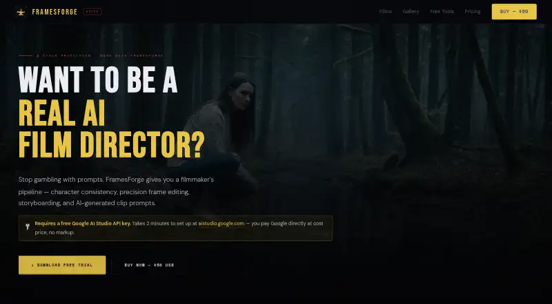 FramesForge's website