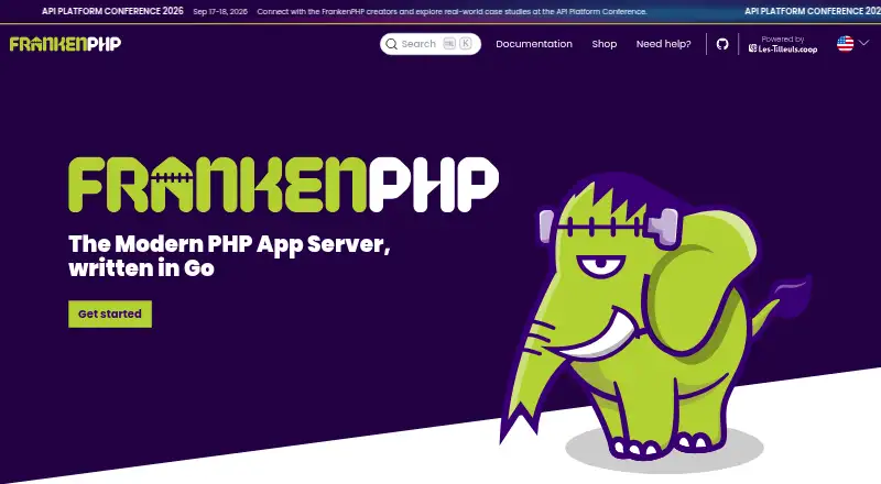 FrankenPHP's website
