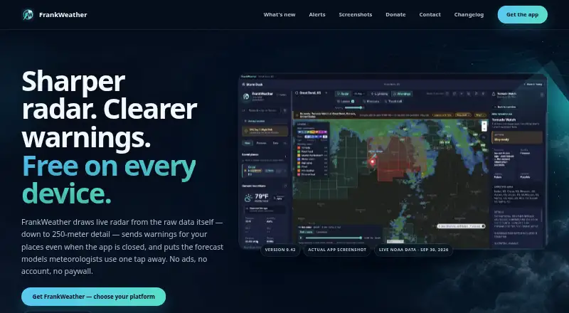 FrankWeather's website