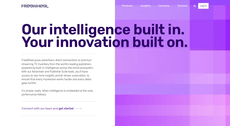 FreeWheel Monetization Platform's website