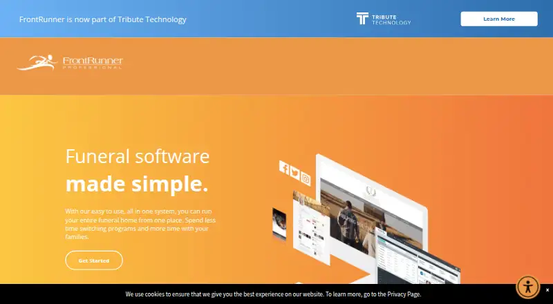 FrontRunner's website