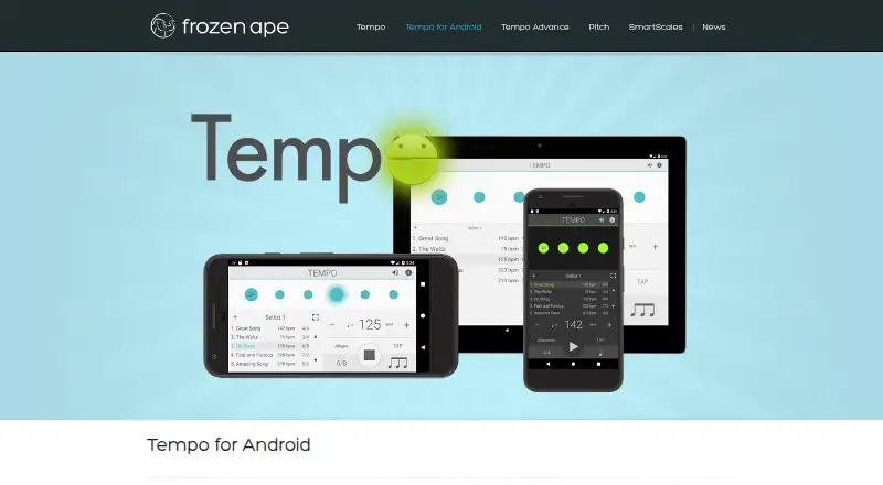 Tempo by Frozen Ape's website
