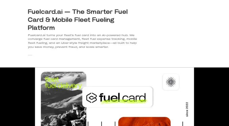 Fuelcard.ai's website