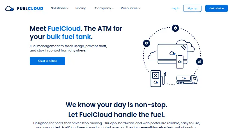 FuelCloud's website