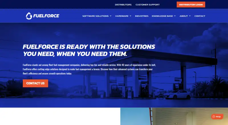 FuelServe.net's website