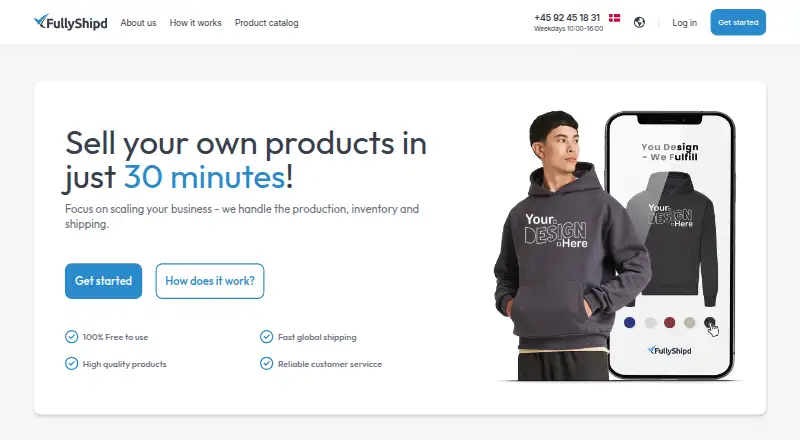 FullyShipd's website