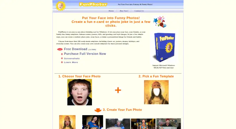 Funny Photo Maker (FunPhotor)'s website