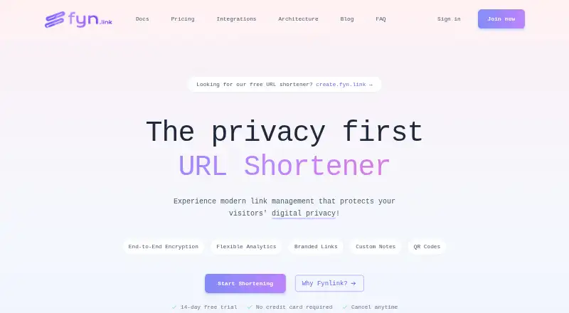 Fynlink's website