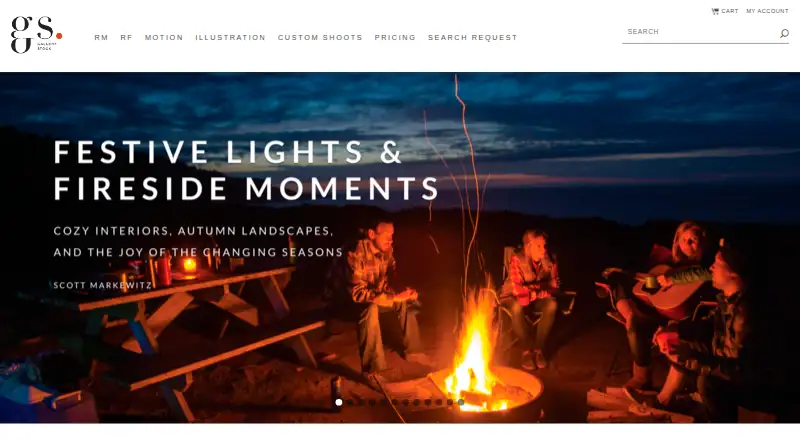 Gallery Stock's website
