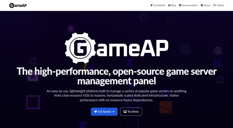 GameAP's website