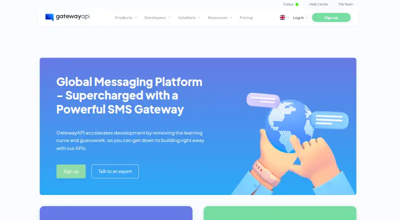 The GatewayAPI homepage