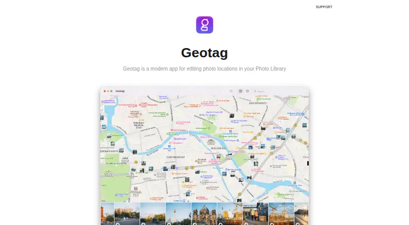 Geotag's website