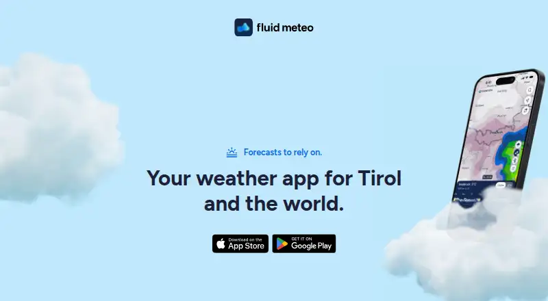 Fluid Meteo's website