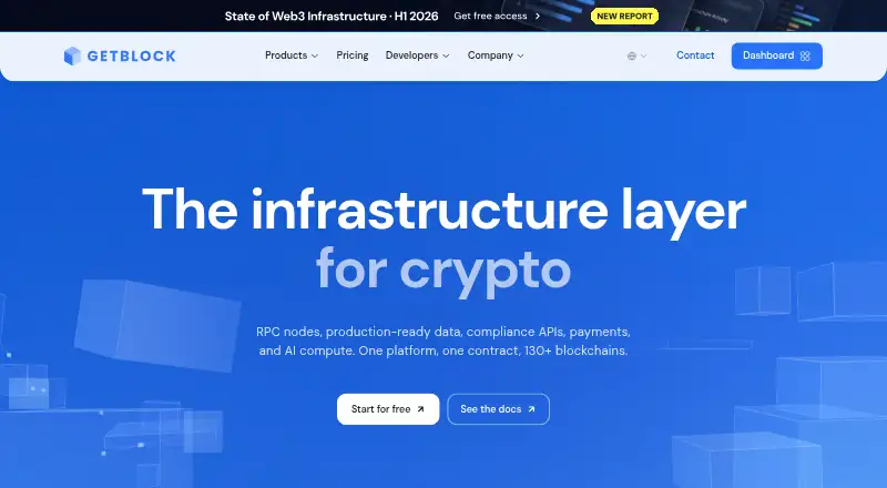 GetBlock's website