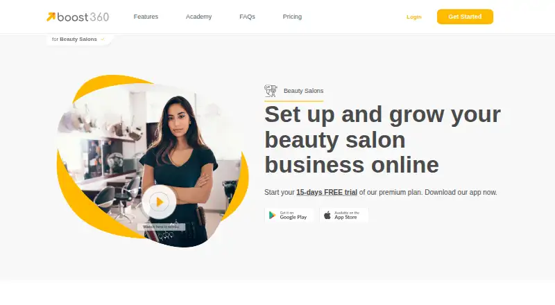 Boost360's website