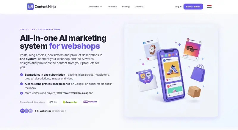 The Content Ninja homepage