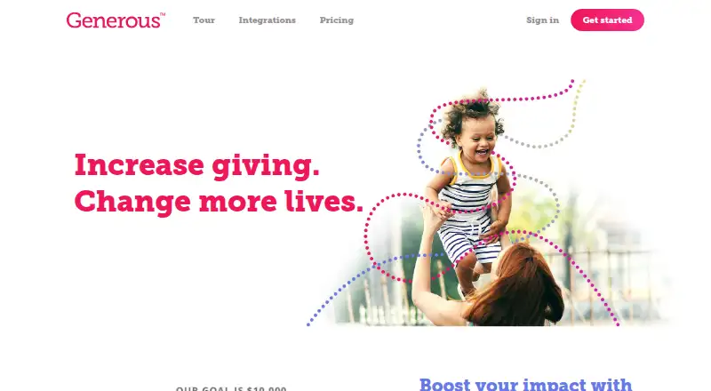Generous's website
