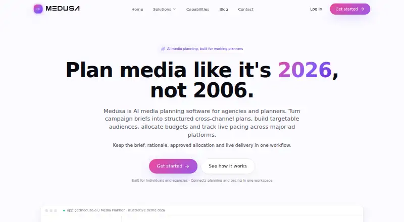 Medusa's website
