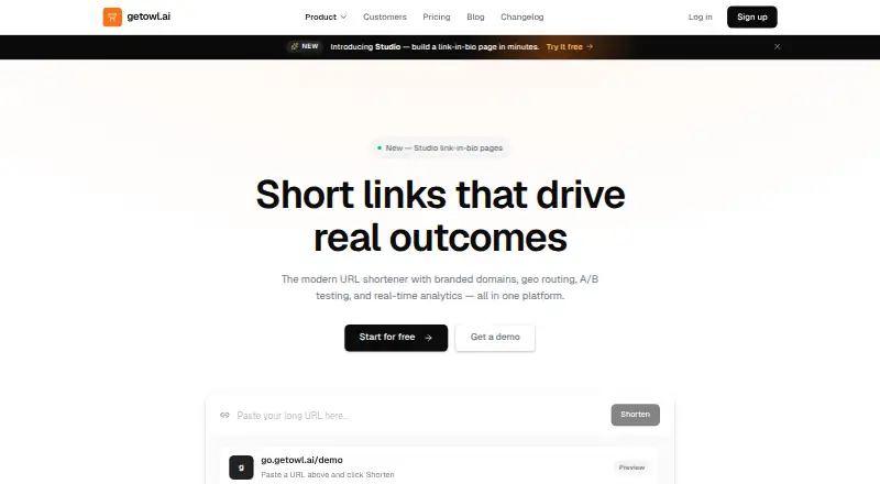 getowl.ai's website