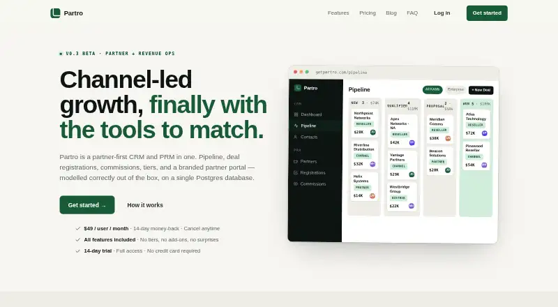 Partro's website