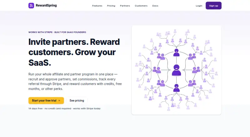 RewardSpring's website