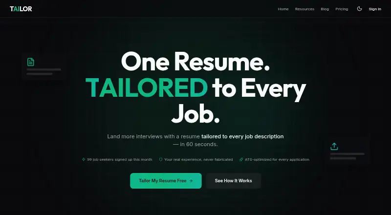 T-AI-LOR's website