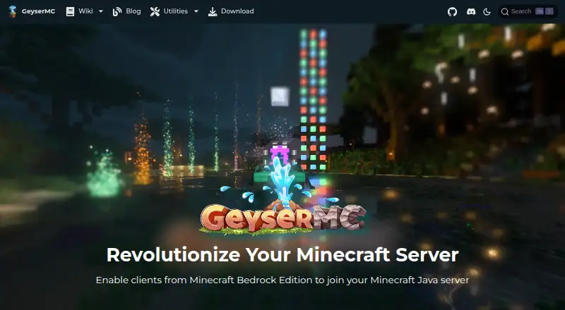 Geyser's website