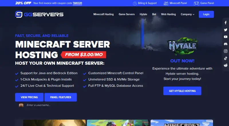 GGServers's website