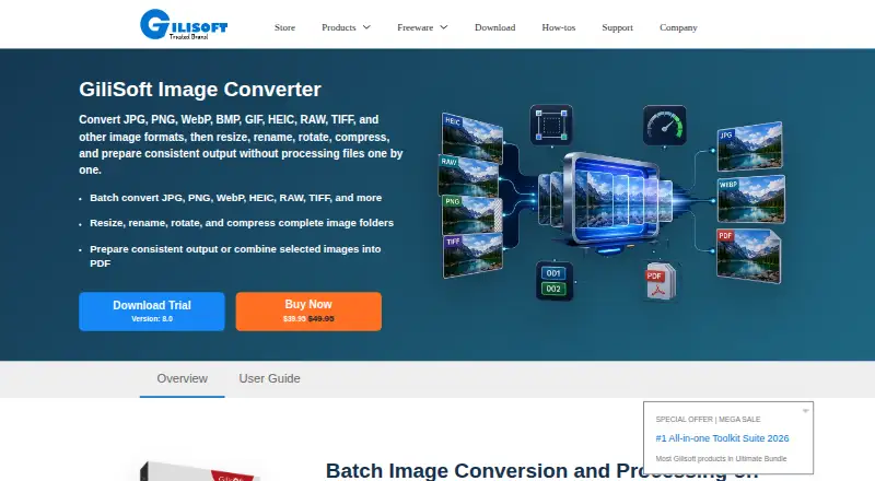 GiliSoft Image Converter's website