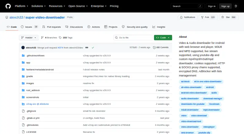 SuperX Video Downloader's website