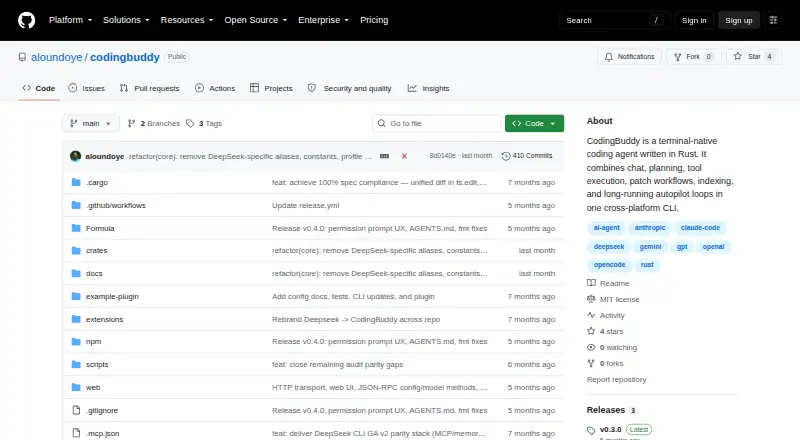 CodingBuddy's website