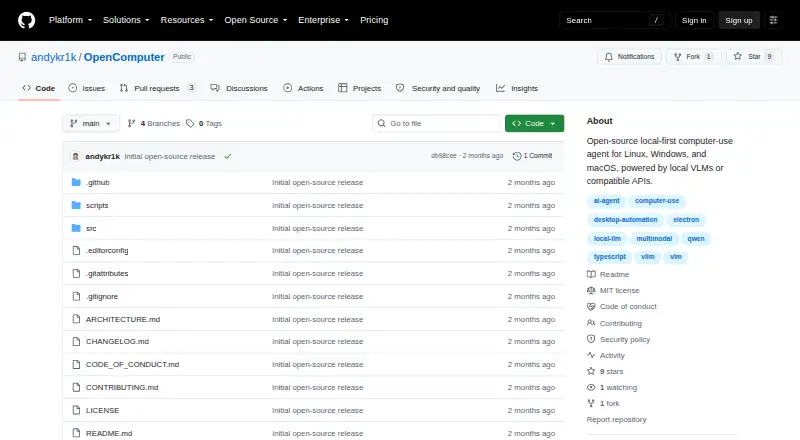 OpenComputer's website