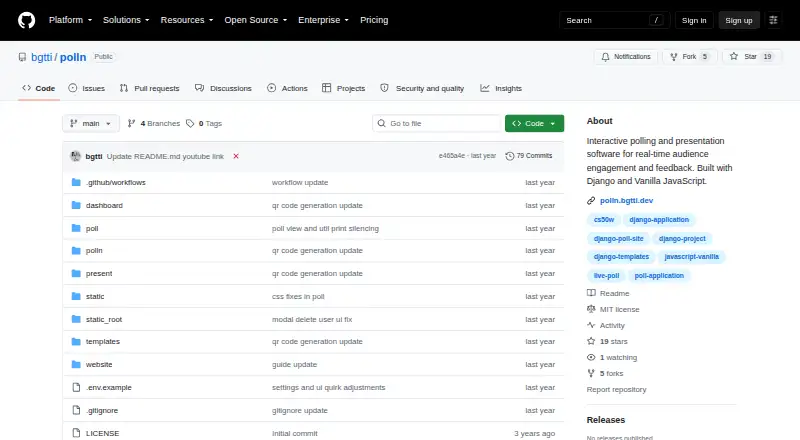 PollN's website
