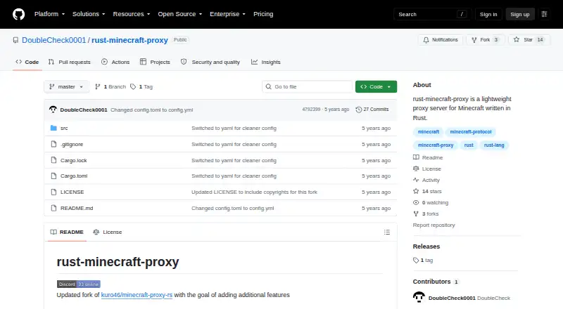 rust-minecraft-proxy's website